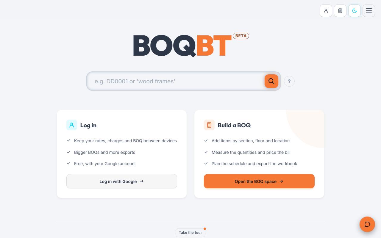 BOQBT interface